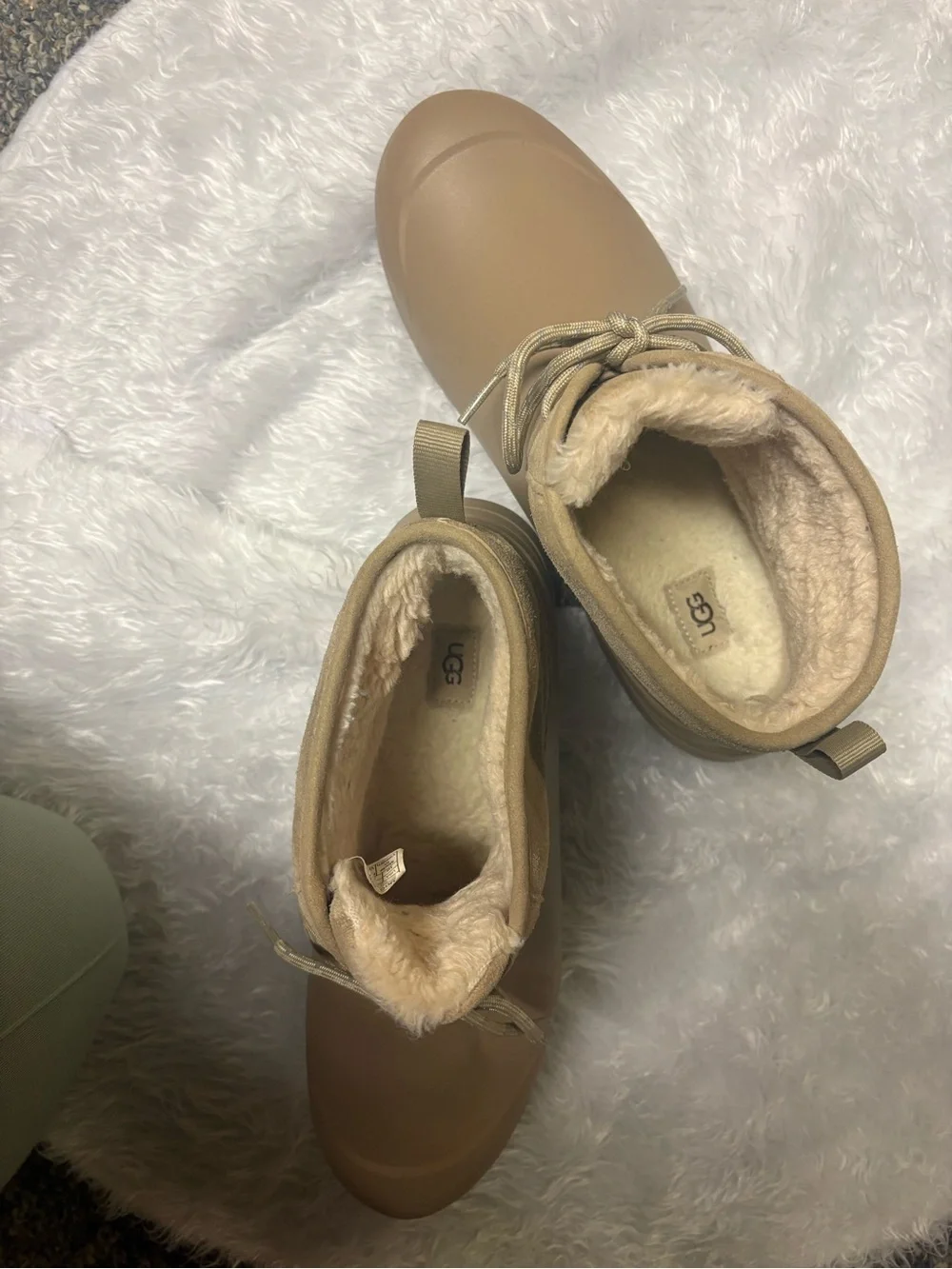 UGG Women's Chestnut Waterproof Shearling-Lined Ankle Boots
